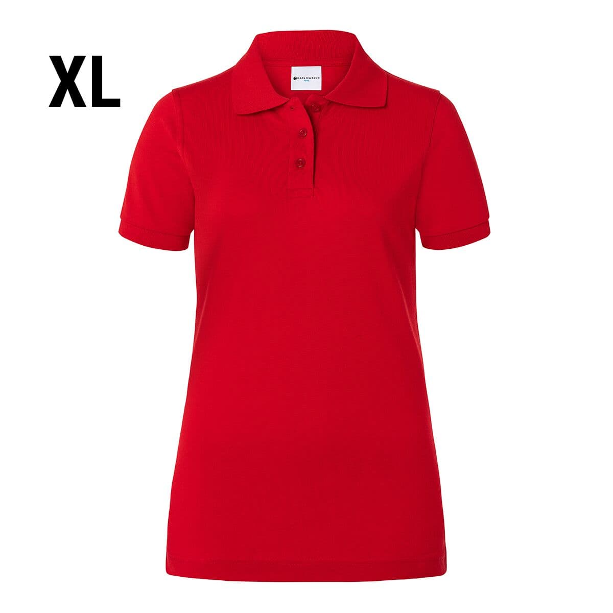 (6 pieces) Karlowsky - Ladies Workwear Poloshirt Basic - Red - Size: XL