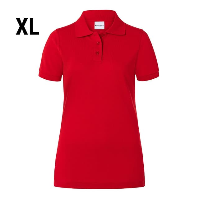 Karlowsky - Ladies Workwear Poloshirt Basic - Red - Size: XL