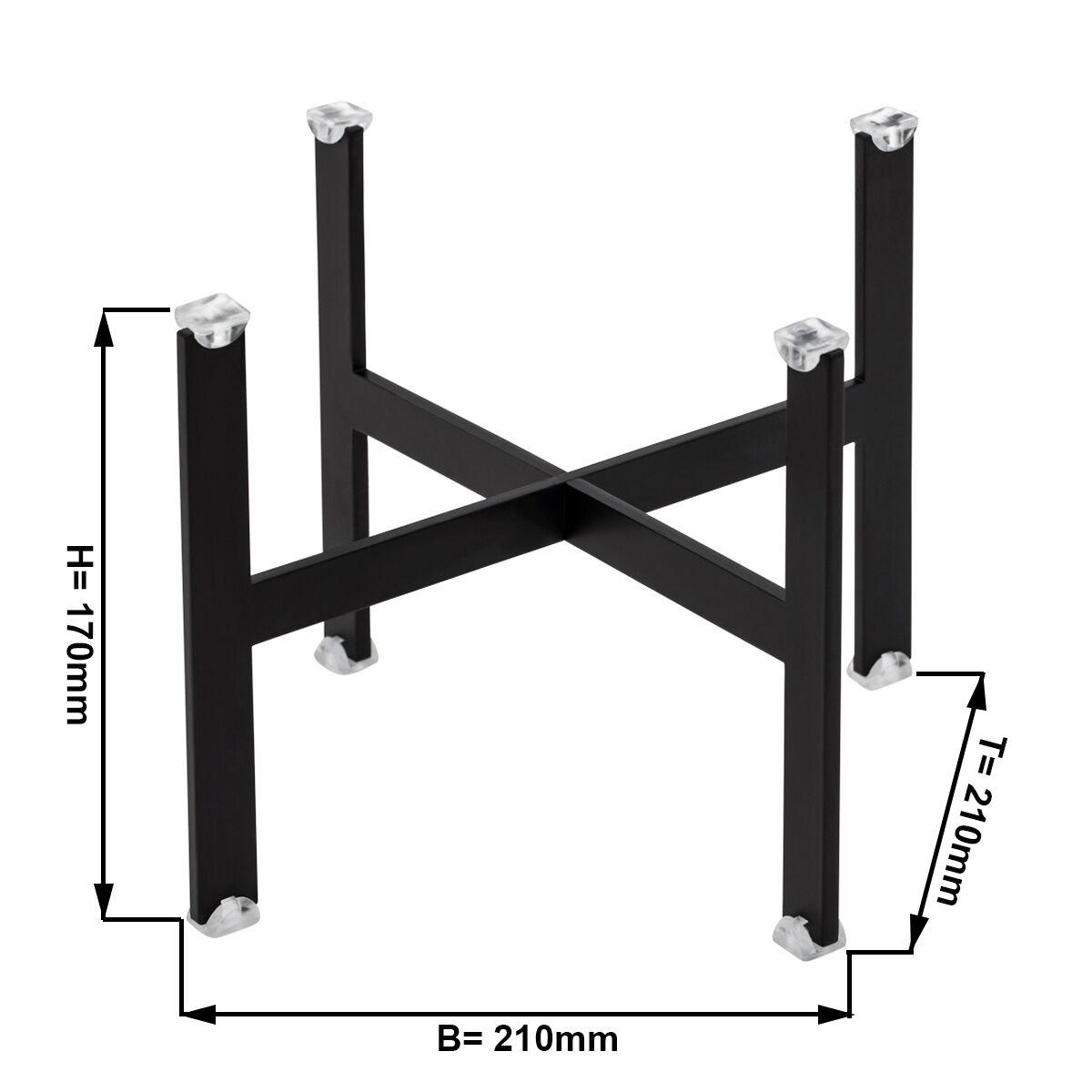 Buffet stand - height: 170 mm Black