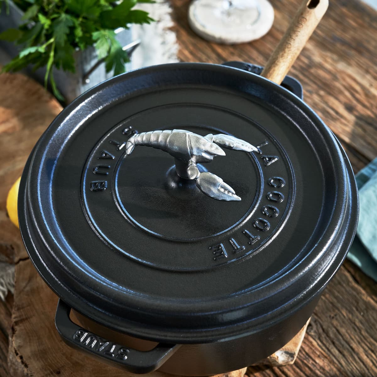 STAUB | LA COCOTTE - kokotka - Ø 260 mm - litina - černá