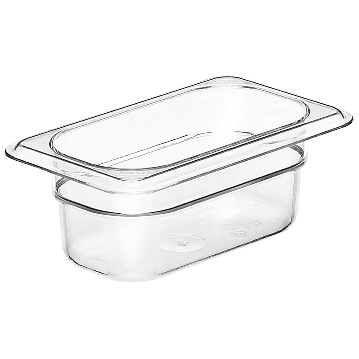 (6 kusů) CAMBRO | Polykarbonátová nádoba Camwear® GN 1/9 - čirá - hloubka 65 mm