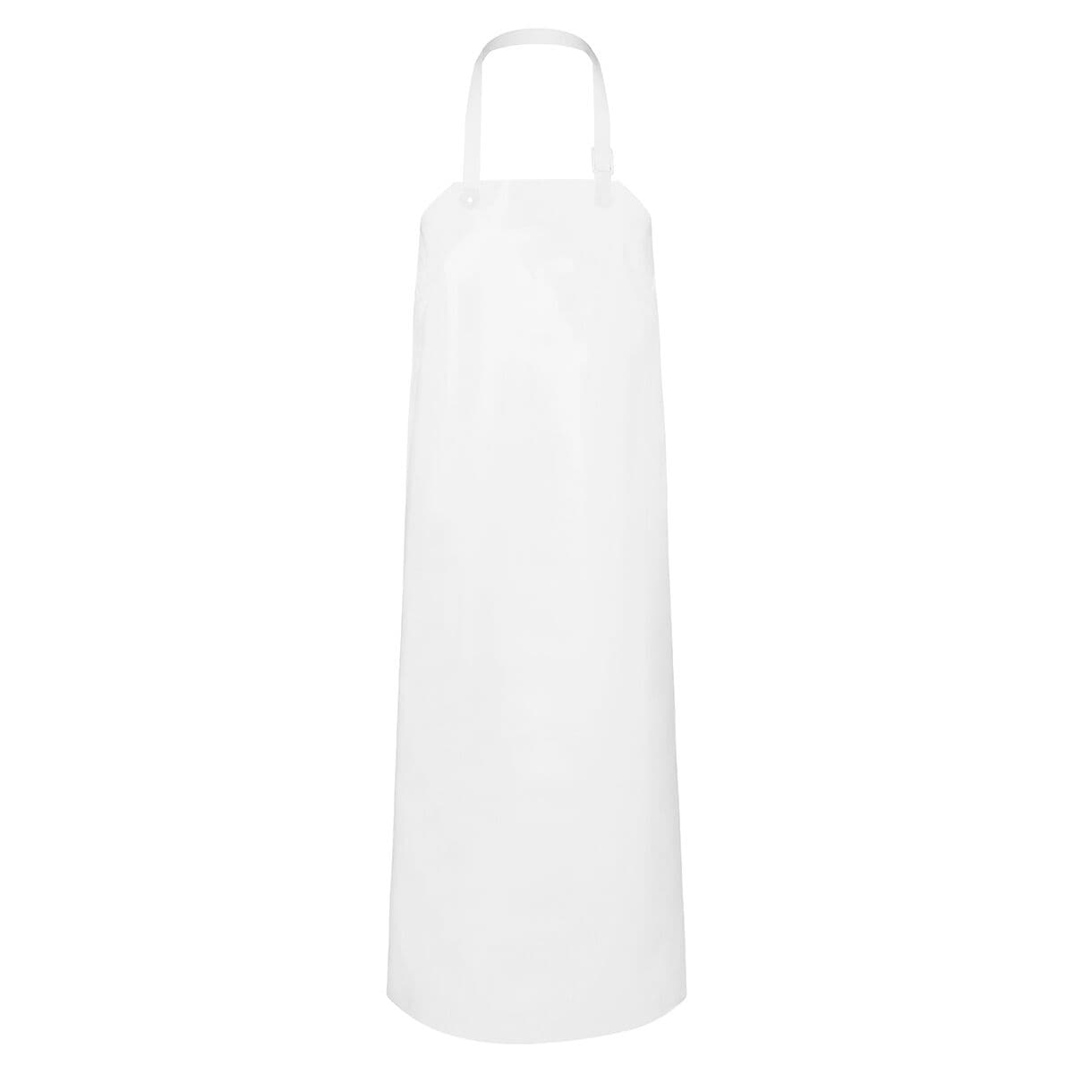 (6 pieces) Karlowsky - Waterproof PU Bib Apron - White