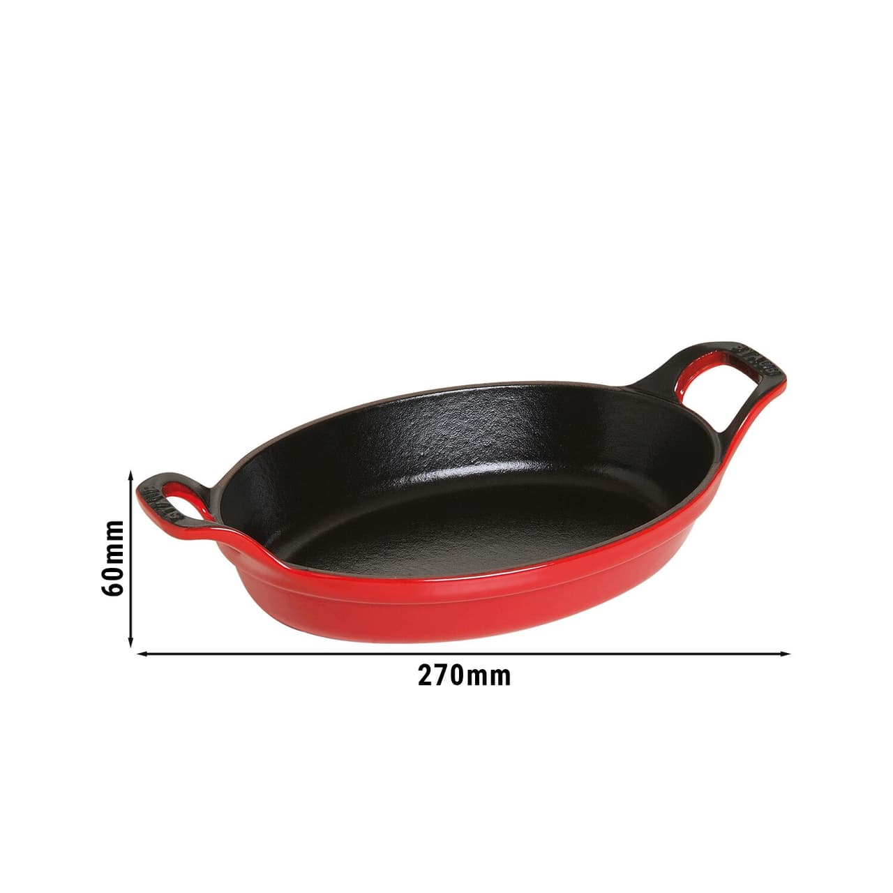 STAUB | SPECIALITY - Forma do trouby - 210 mm - litina - třešňově červená