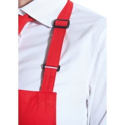 Karlowsky - Bib Apron with Pocket Basic - Red