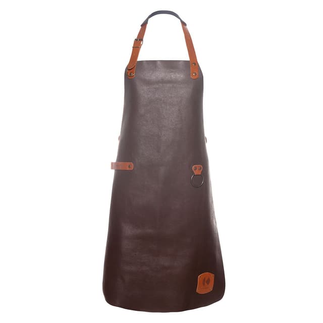 Karlowsky - Leather Bib Apron - Mocha