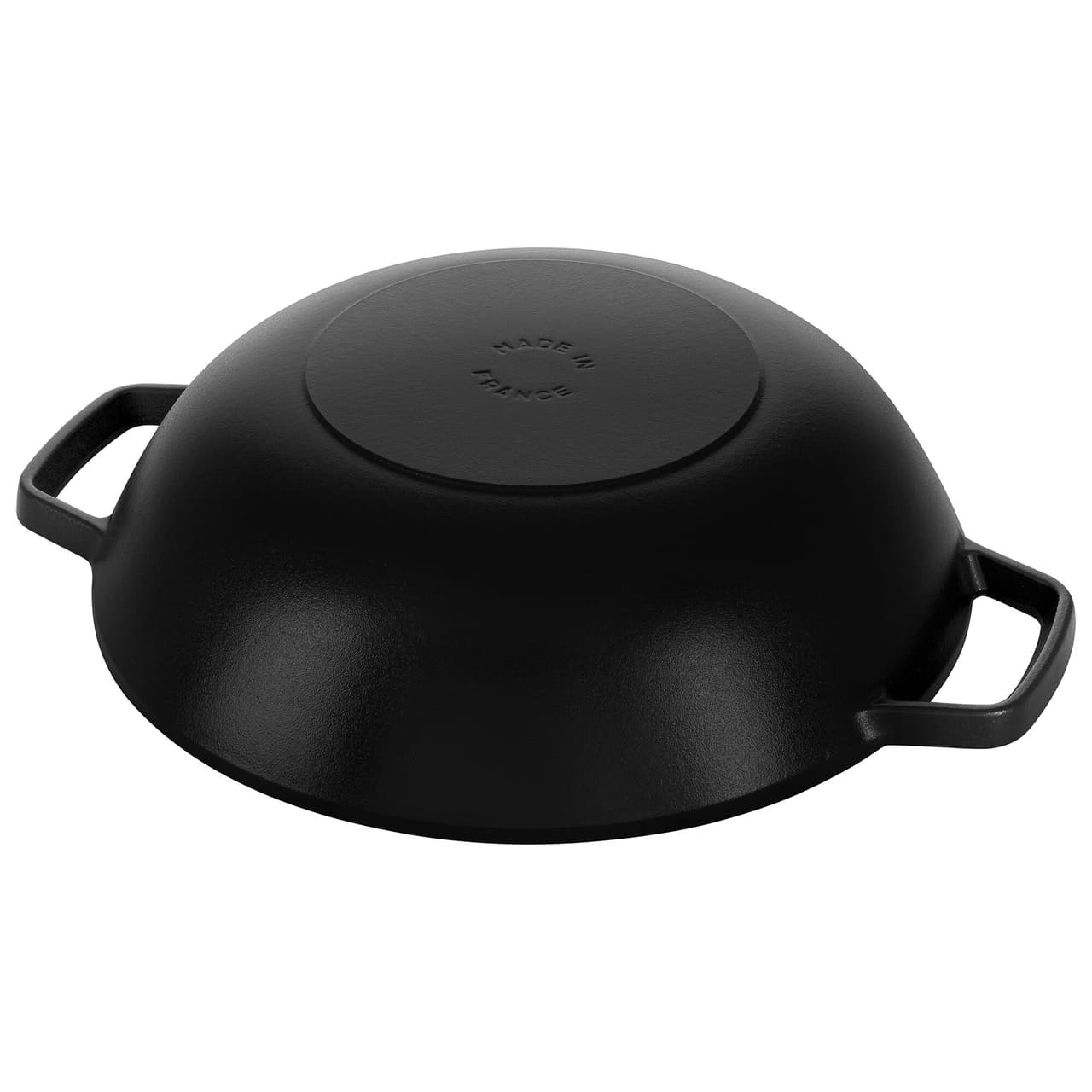 STAUB | SPECIALITY - Wok se skleněnou poklicí - Ø 300 mm - litina - černý