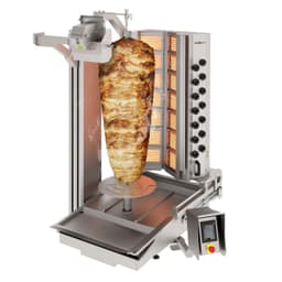 Gas kebab robot - 14 burners - max. 280 kg