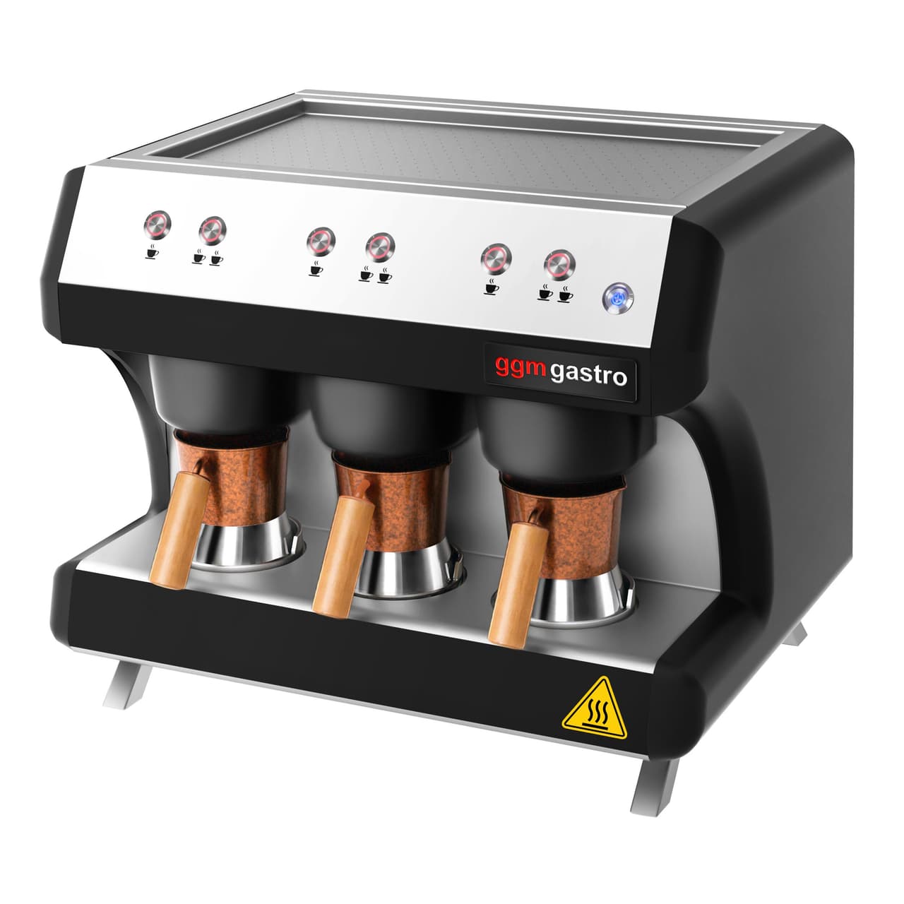 Türkische Kaffee- & Mokka Maschine TRIO - 2kW