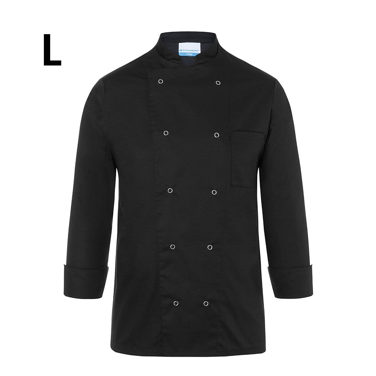 Karlowsky Cooking Jacket Basic - Black - Size: L