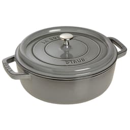 STAUB | LA COCOTTE - Cocotte flach - Ø 280mm - Gusseisen - Graphit-Grau