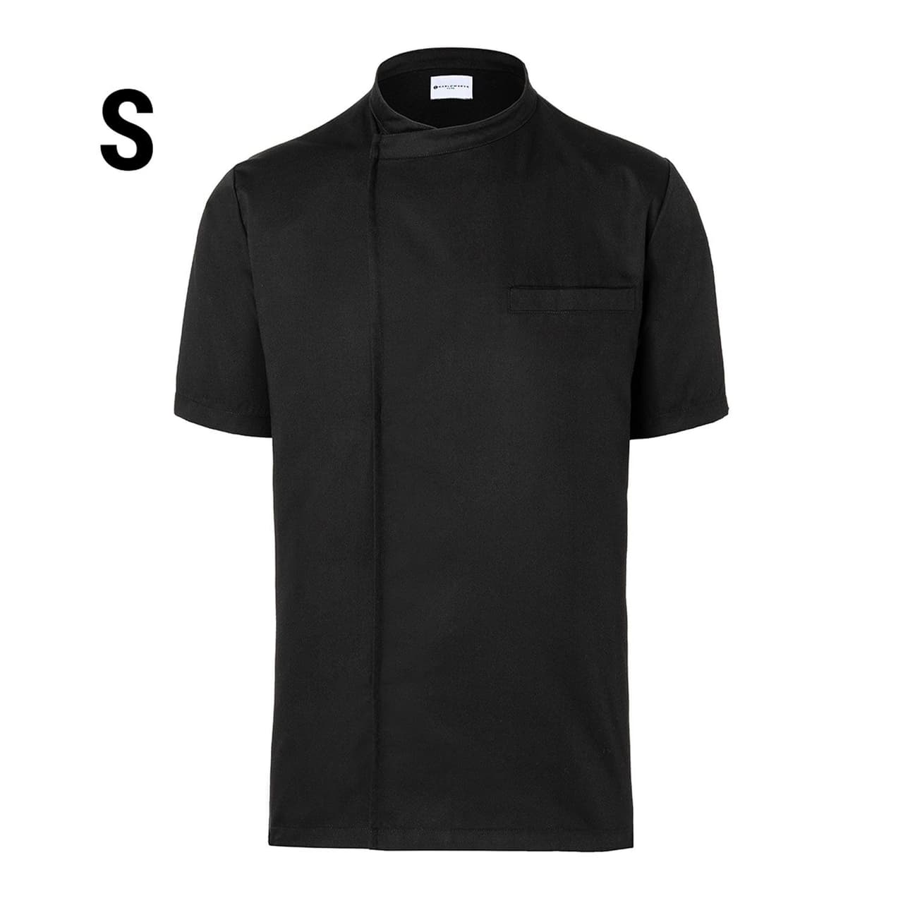 Karlowsky - Short Sleeve Throw Over Cooking Shirt - Black - Size: S