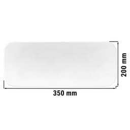 (2 pieces) Seltmann Weiden - Coup plate flat rectangular - 350 x 200 mm	