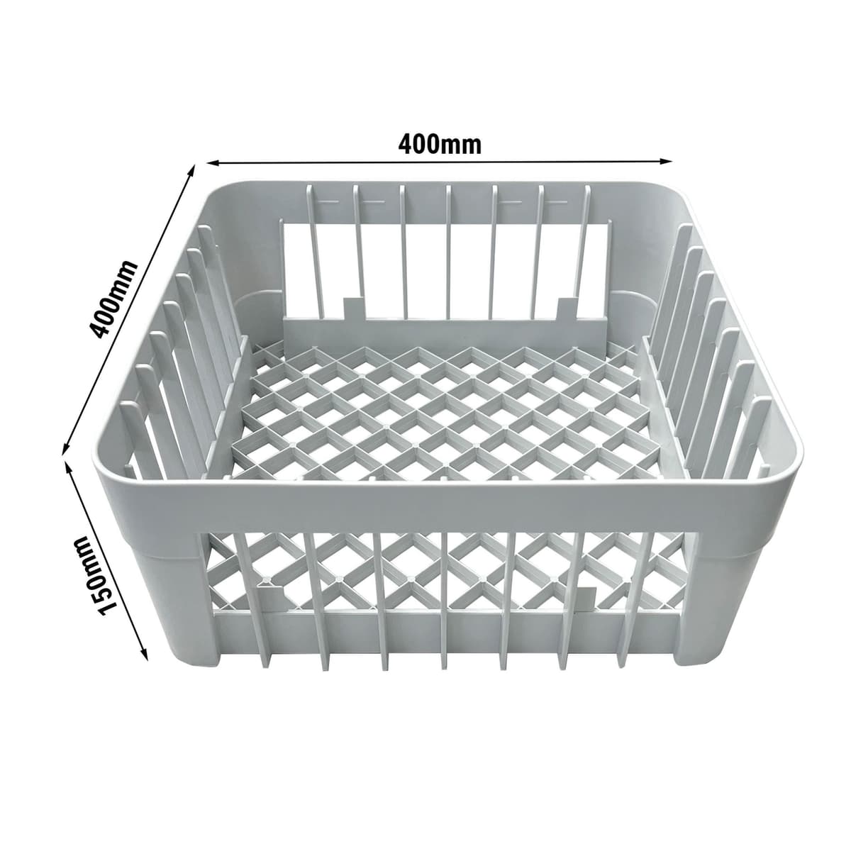 Koš na sklenice  - Š 400 x H 400 x V 130 mm