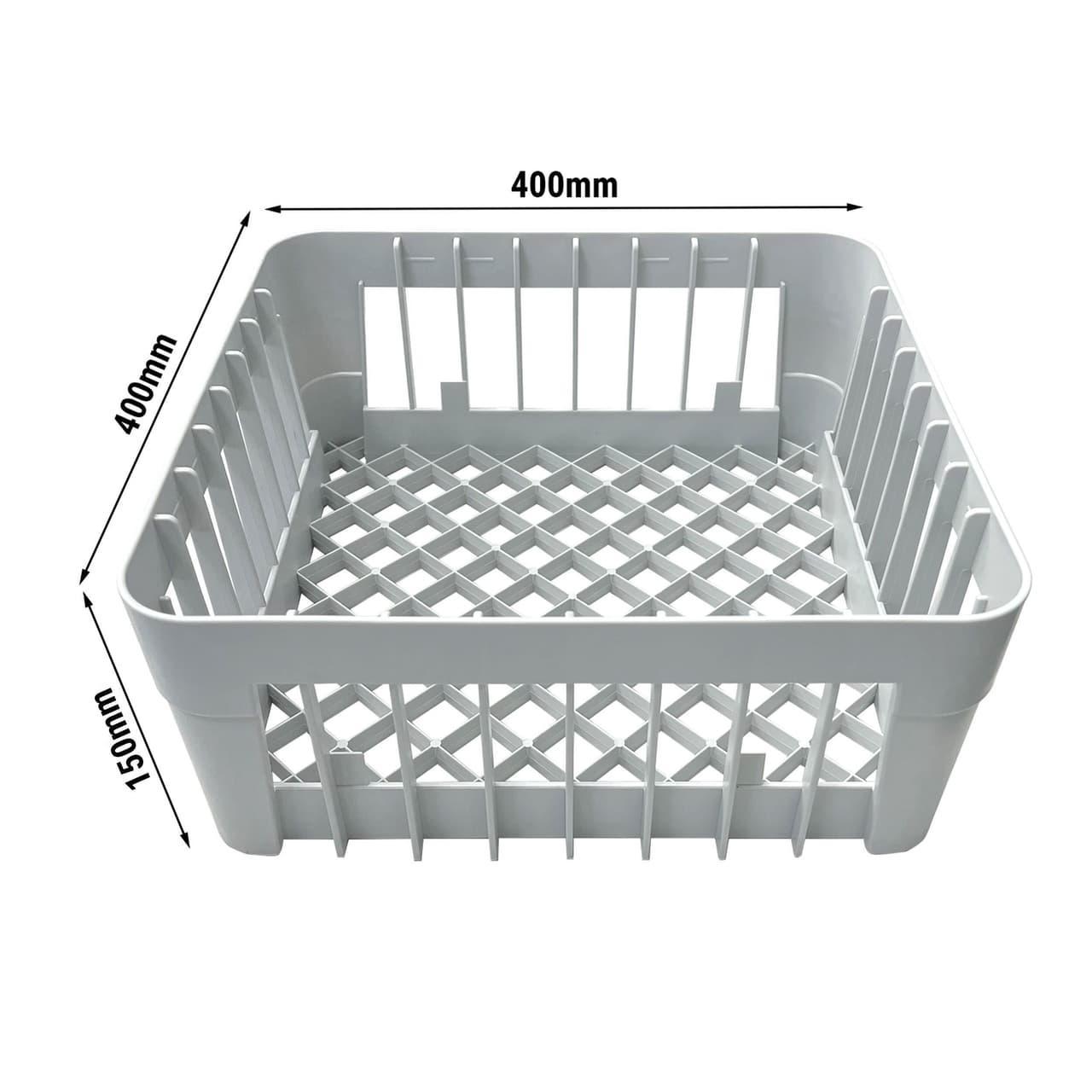 Koš na sklenice  - Š 400 x H 400 x V 130 mm