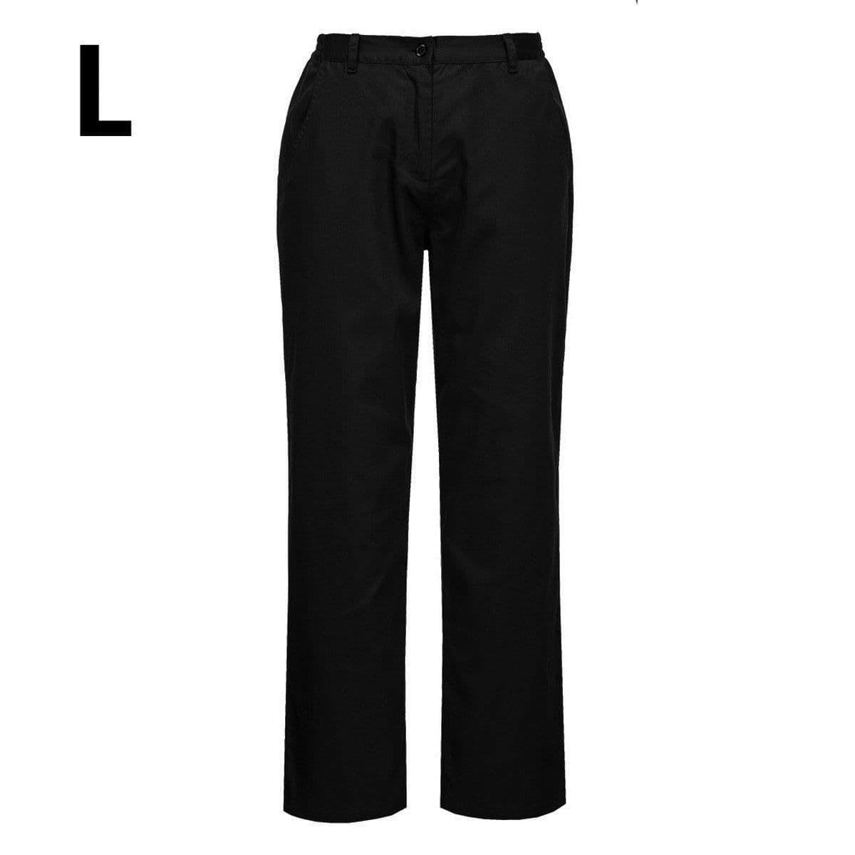 Ladies Cooking Trousers Basic - Black - Size: L	