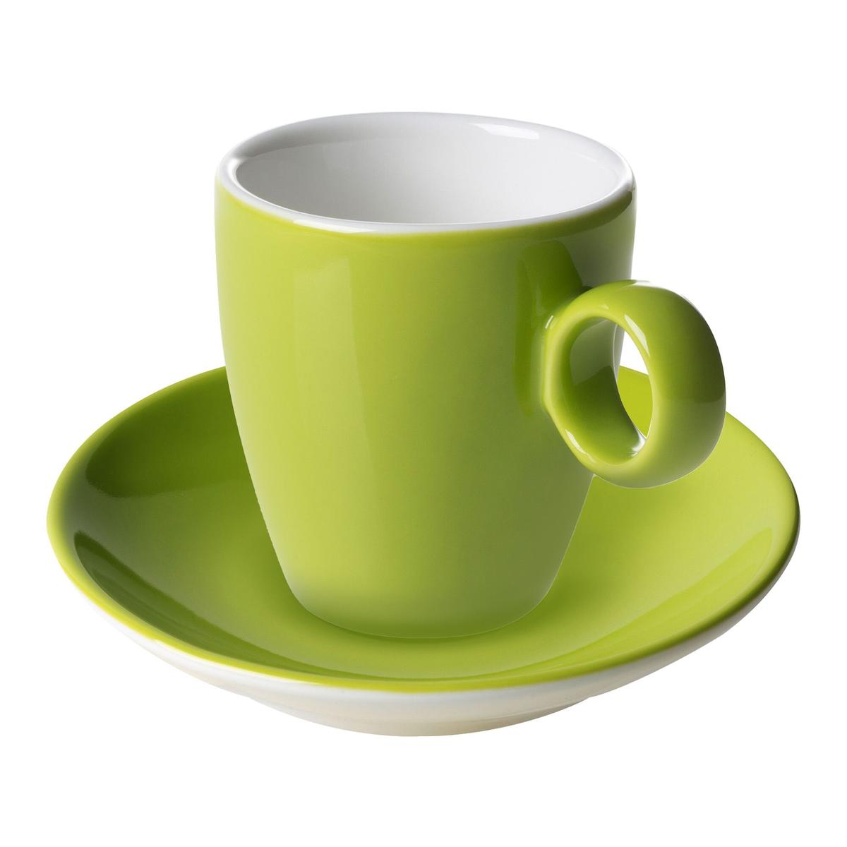 (6 Kusů) BART COLOUR CAFE - Espresso podšálek - Ø 110mm - limetkový