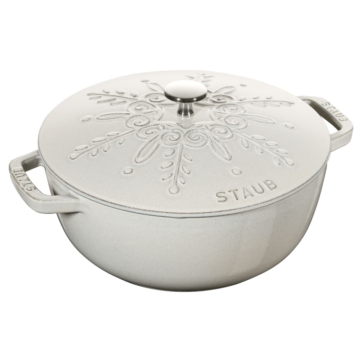 STAUB | LA COCOTTE - La Marmite - Ø 240 mm - litina - bílý lanýž