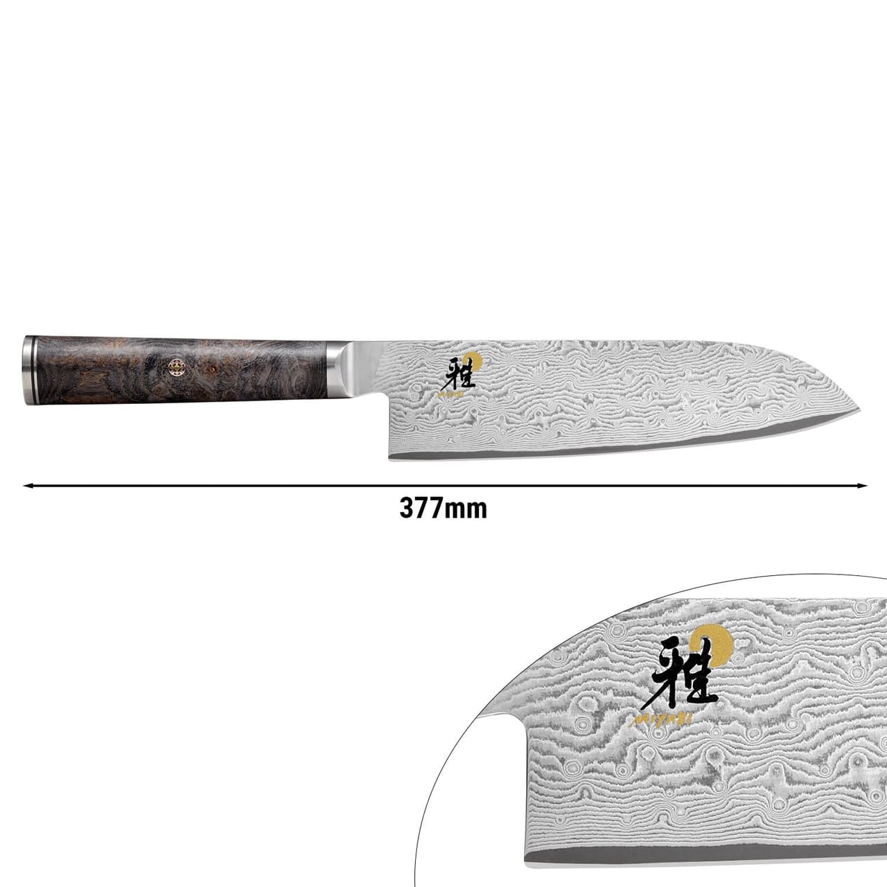 MIYABI | 5000 MCD 67 - Santoku nůž - čepel: 180mm