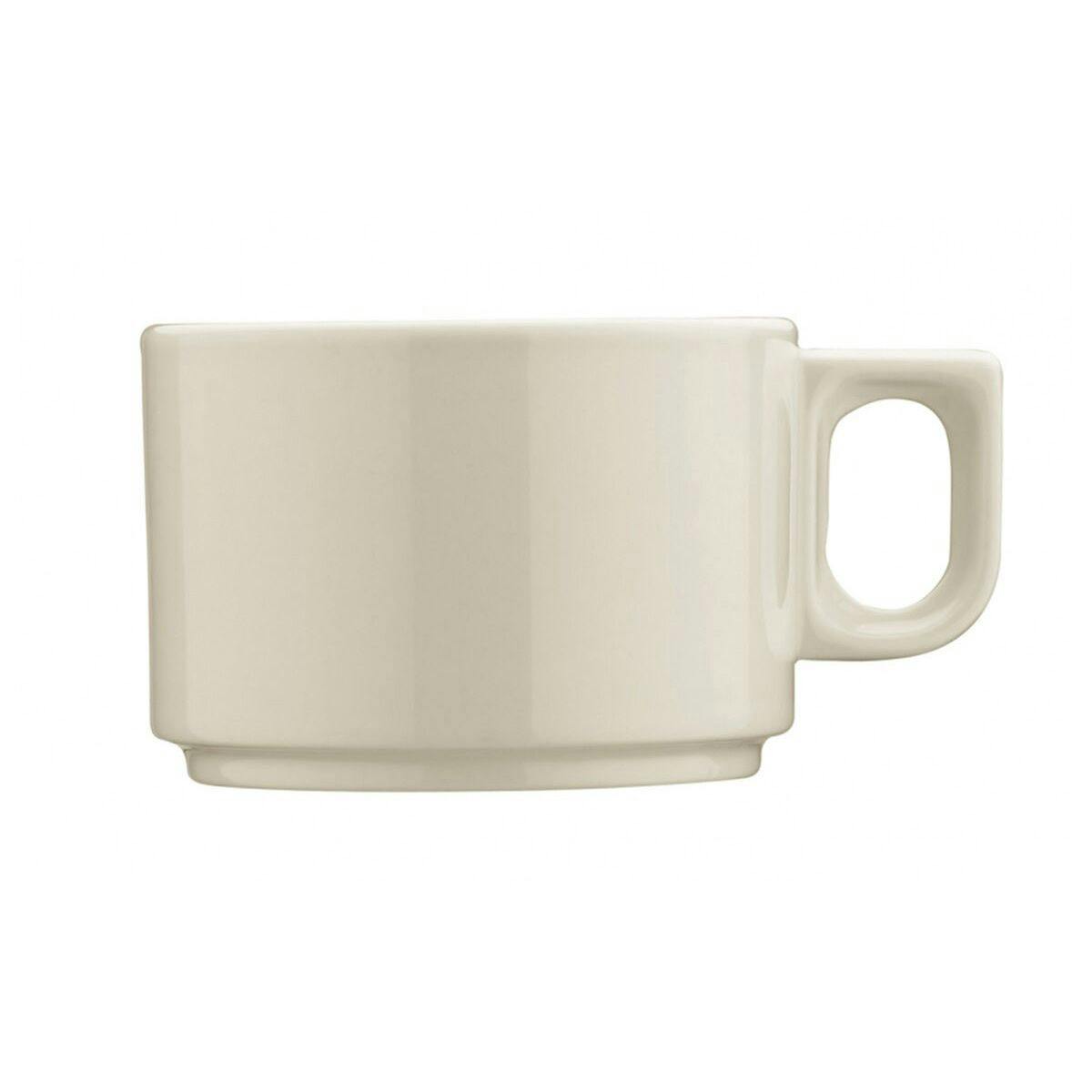 (4 Kusy) PERA krémová - Šálek na kávu / čaj  - 70 ml