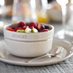 STAUB | DINING LINE - Mísa - Ø 120 mm - keramika - bílý lanýž