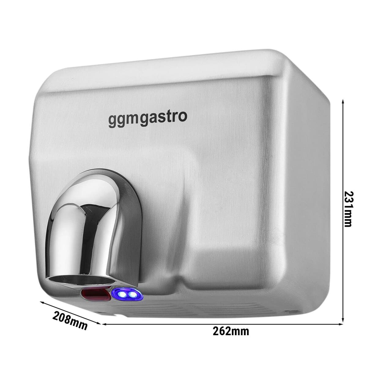 (2 pieces) Stainless Steel Hand Dryer - Matt