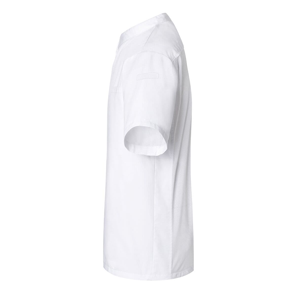 (6 pieces) Karlowsky - Short Sleeve Throw Over Cooking Shirt - White - Size: XS