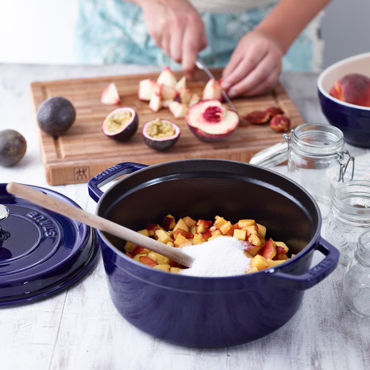 STAUB | LA COCOTTE - kokotka - Ø 260 mm - litina - tmavě modrá