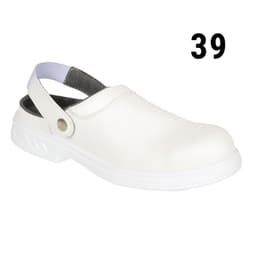 Safety clog Steelite SB - White - Size: 39