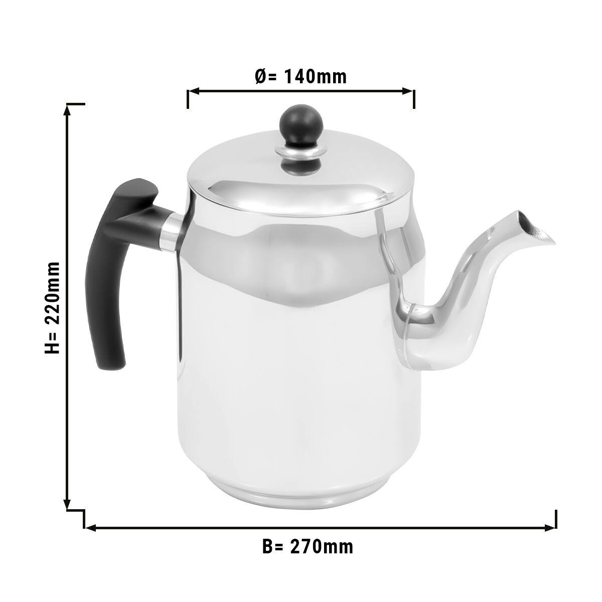 Teapot for tea maker - 2.3 litres	
