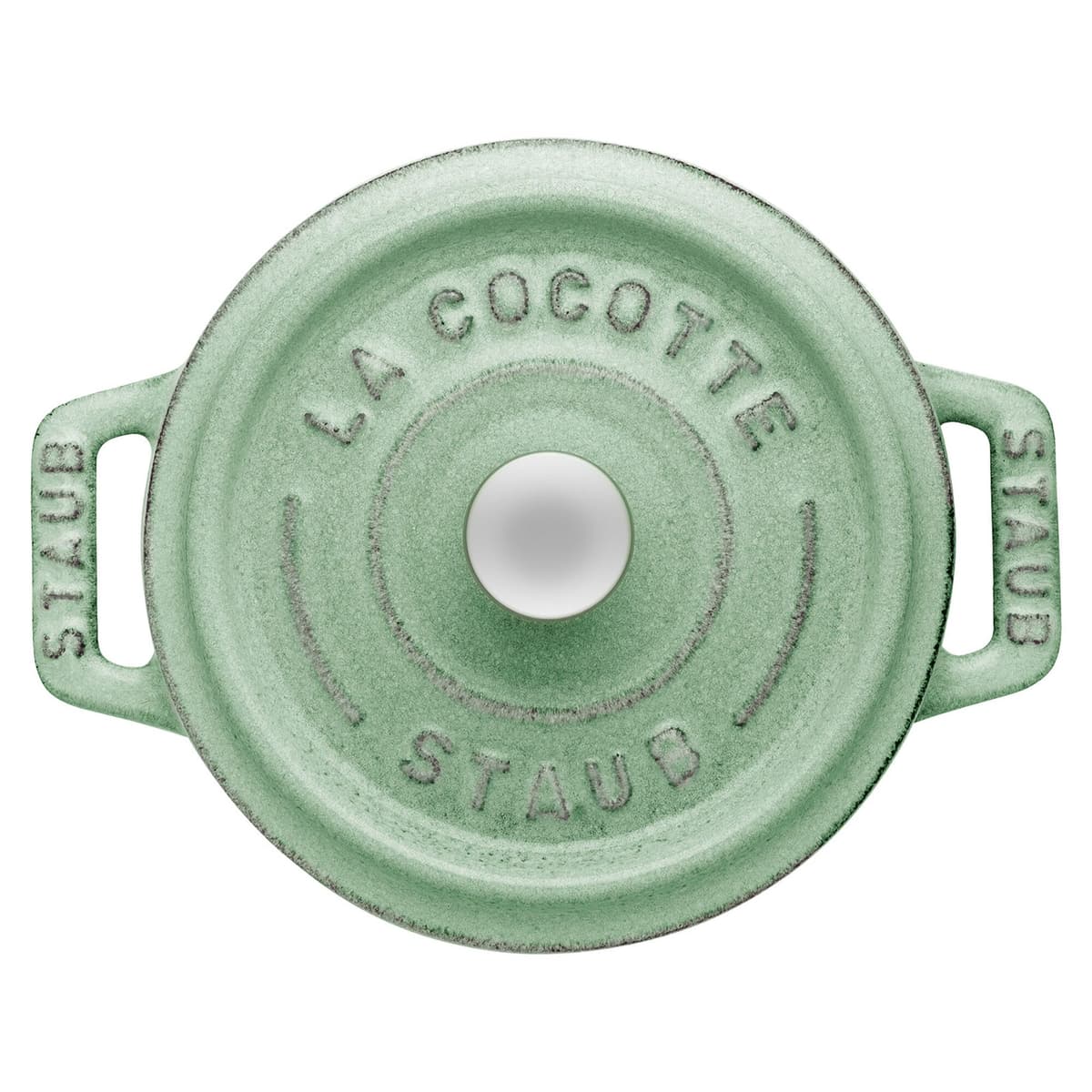 STAUB | LA COCOTTE - mini kokotka - Ø 100 mm - litina - šalvějově zelená