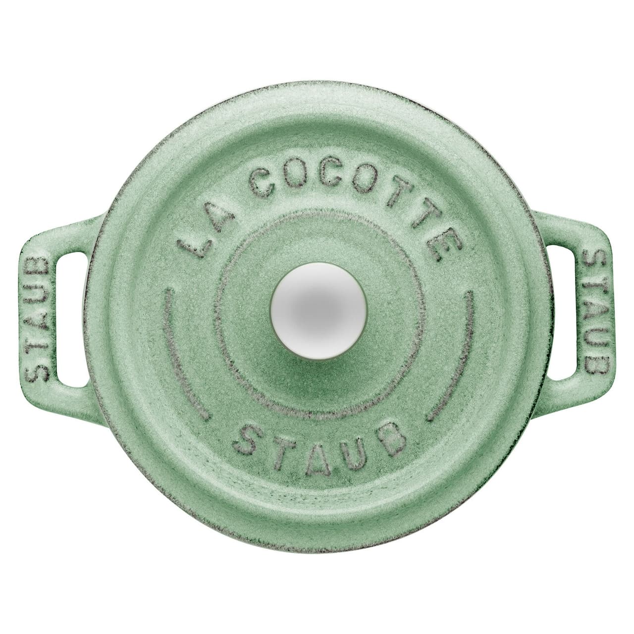 STAUB | LA COCOTTE - mini kokotka - Ø 100 mm - litina - šalvějově zelená