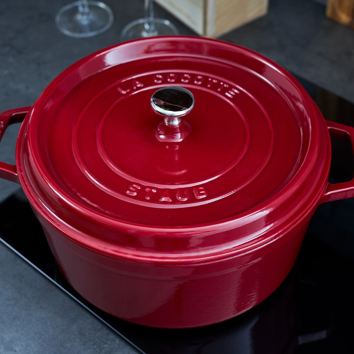 STAUB | LA COCOTTE - kokotka - Ø 280 mm - litina - bordeaux