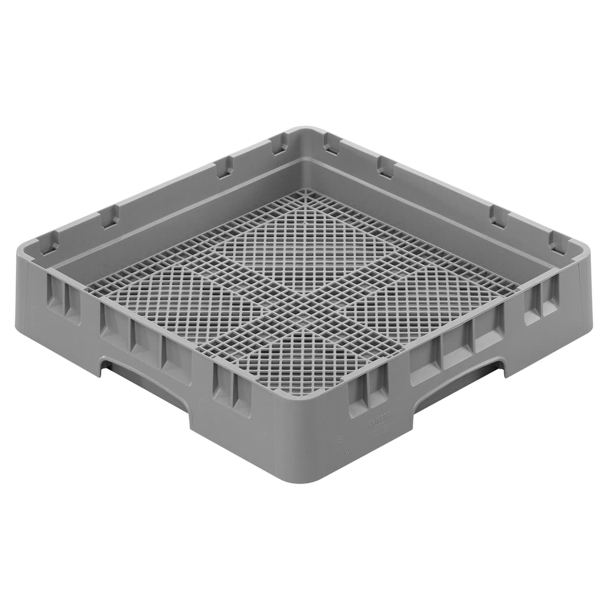 CAMBRO | Koš na příbory CAMRACK® - 8 přihrádek - 500x500mm - jemně šedý