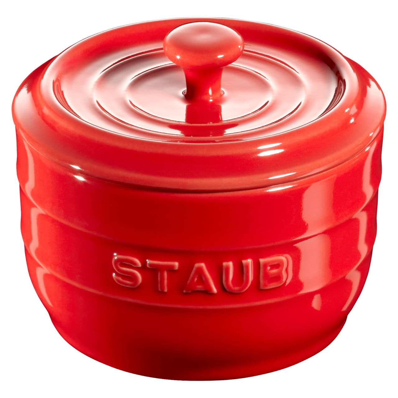 STAUB | CERAMIQUE - Salzfass - 0,25 Liter - Keramik - Kirsch-Rot