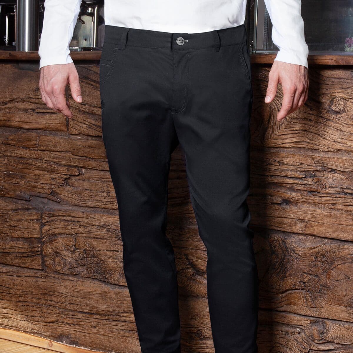 Karlowsky - Men 5-pocket pants - Black - Size: 58