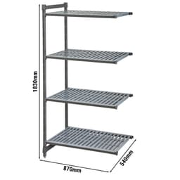 CAMBRO | Camshelving® - Přídavný regál Basics Plus - s drážkovanými policemi