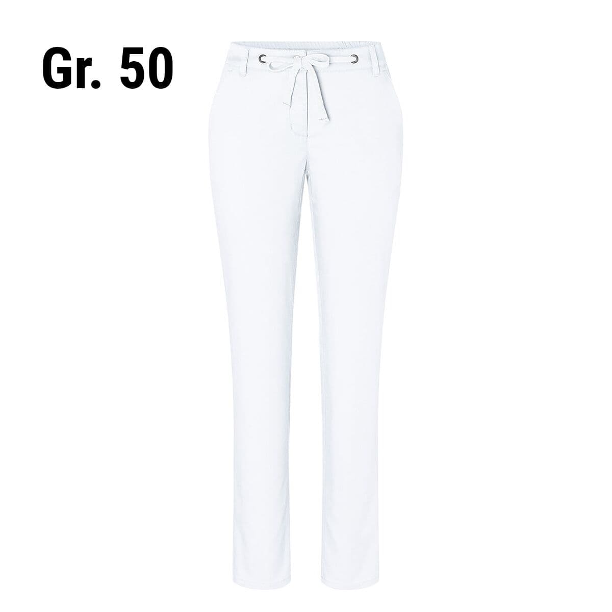 Karlowsky - Ladies Chino Pants Modern Stretch - White - Size: 50