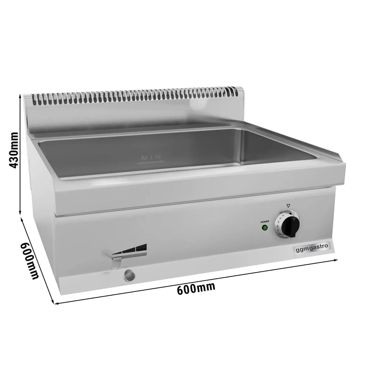 Bain Marie - 1x GN 1/1 a 3x GN 1/9