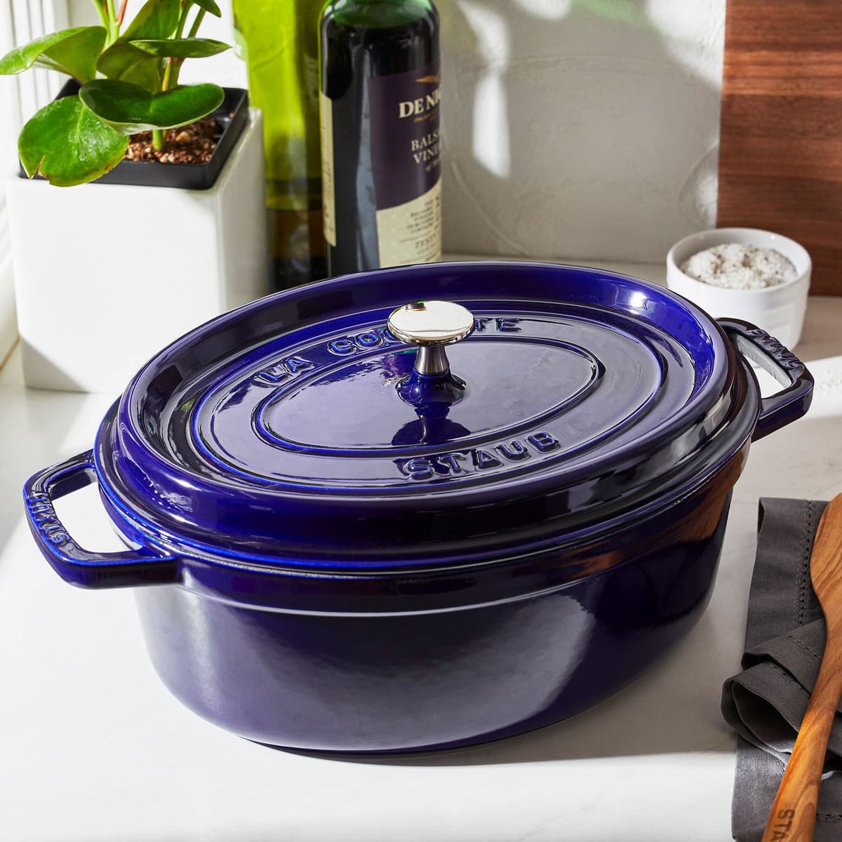 STAUB | LA COCOTTE - kokotka - Ø 230 mm - litina - tmavě modrá