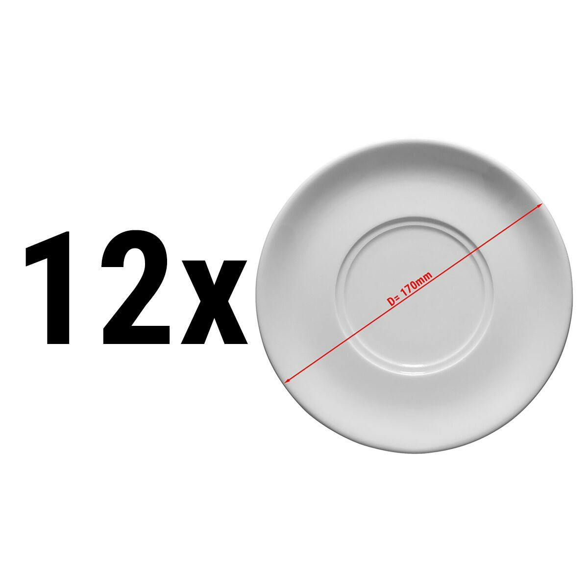 (12 Kusů) ENTIty - Polévkový podšálek - Ø 17 cm 