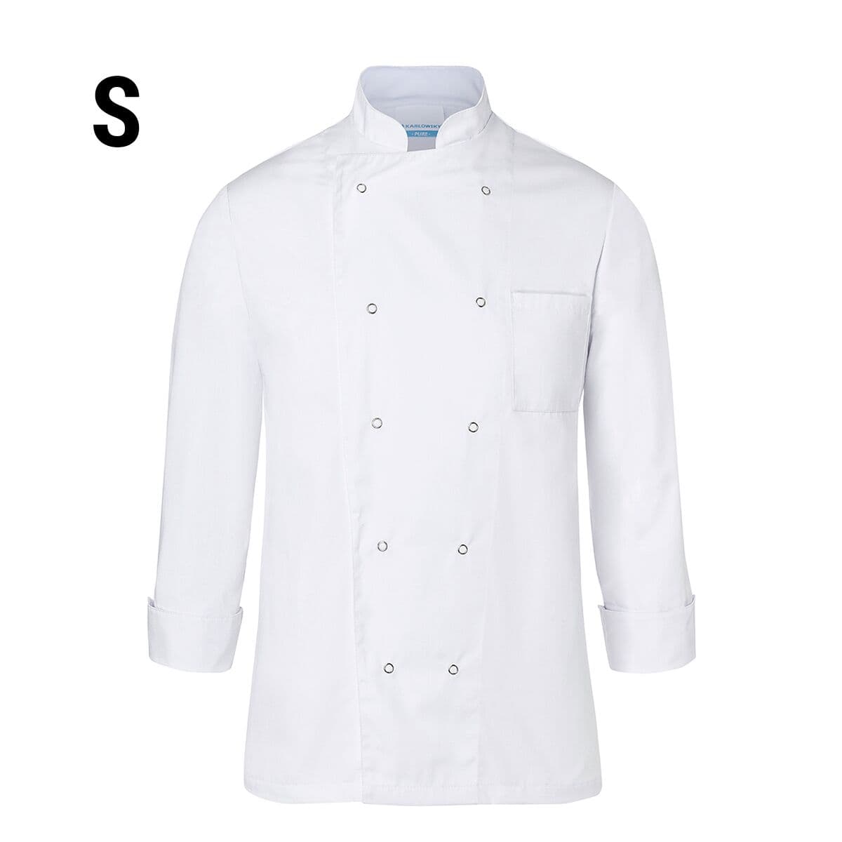 (6 pieces) Karlowsky Cooking Jacket Basic - White - Size: S