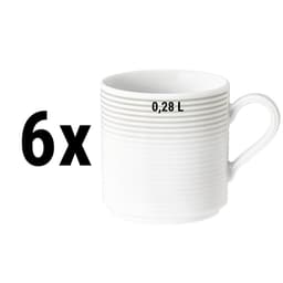 (6 pieces) Seltmann Weiden - Mug with handle - 0,28 liter