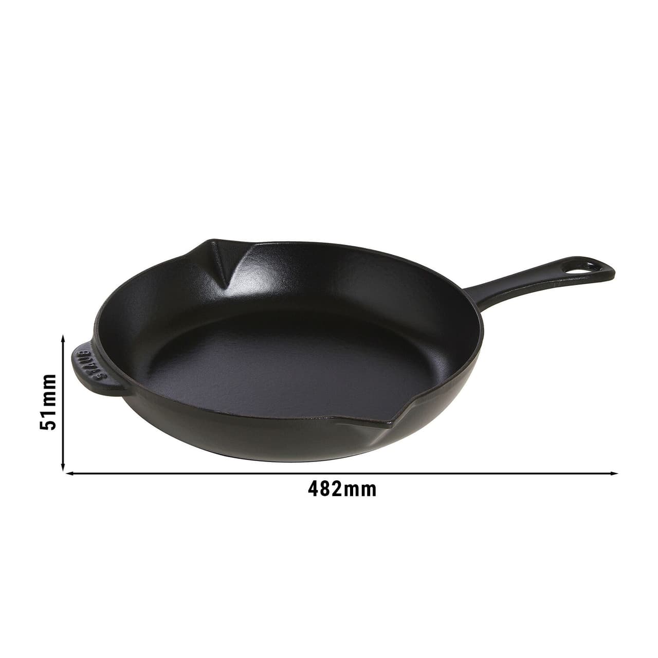 STAUB | PANS - Bratpfanne mit Ausgießnase - Ø 260mm - Gusseisen