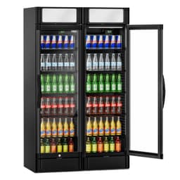 (2 pieces) Beverage refrigerator - 694 litres (total) - black