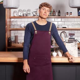 Karlowsky - Bib Apron Urban-Nature - Eggplant