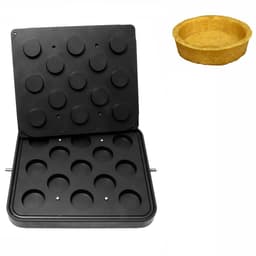 Plate for tartlet machine - shape: Round - Ø 60 mm 