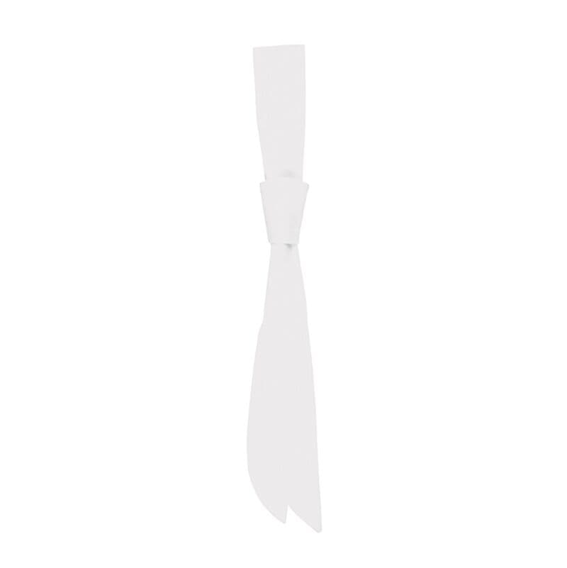 (5 pieces)KARLOWSKY   Women´s service tie - 94 x 5 cm - White