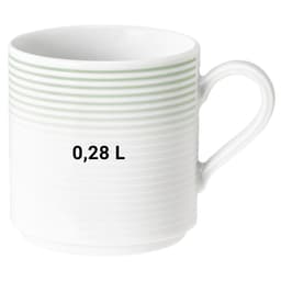 (6 pieces) Seltmann Weiden - Mug with handle - 0,28 liter