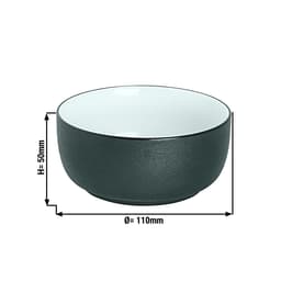 (12 pieces) COSMIC - Bowl - 32 cl - Ø 11 cm - White / Black