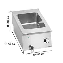 Bainmarie - 1x GN 1/1 (1,2 kW)